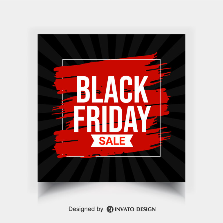 Black Friday Free Template – Customizable high-quality vector design for designers and marketers.