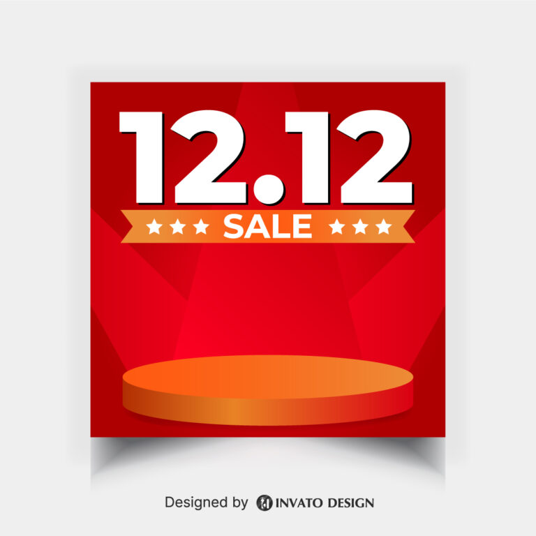 Free-12.12-Shopping-Day-Sale-Banner-Vector-Background