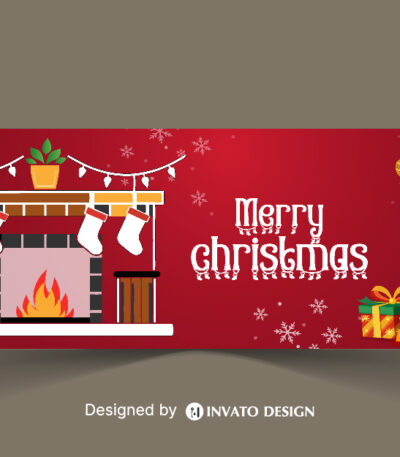 Free Christmas Social Media Template, Festive Holiday Post Design, Editable Christmas Vector Template, Christmas Marketing Post Design, Holiday Social Media Graphics,