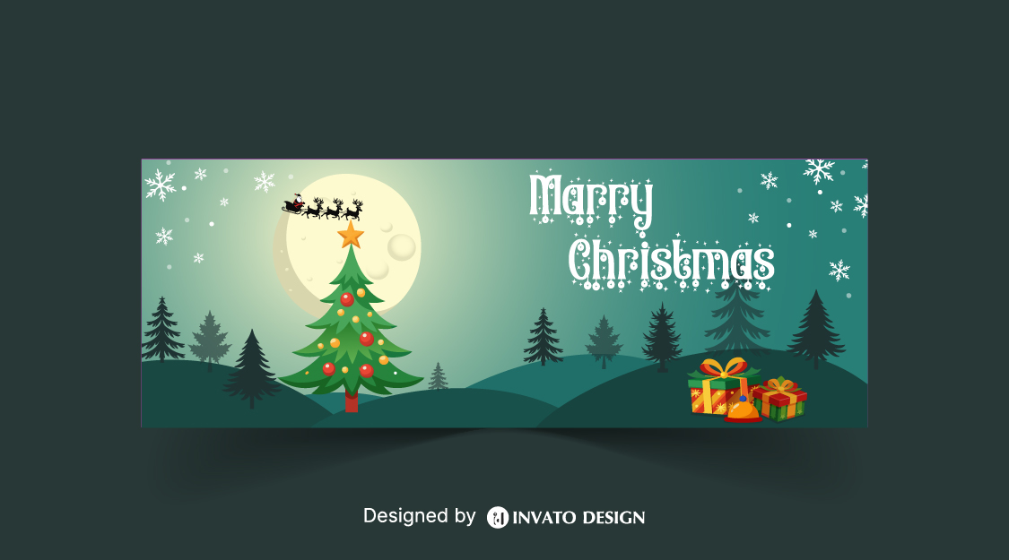 Free Christmas Social Media Template, Festive Holiday Post Design, Editable Christmas Vector Template, Christmas Marketing Post Design, Holiday Social Media Graphics,