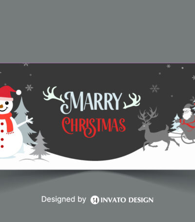 Free Christmas Social Media Template, Festive Holiday Post Design, Editable Christmas Vector Template, Christmas Marketing Post Design, Holiday Social Media Graphics,