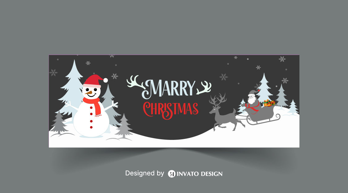 Free Christmas Social Media Template, Festive Holiday Post Design, Editable Christmas Vector Template, Christmas Marketing Post Design, Holiday Social Media Graphics,