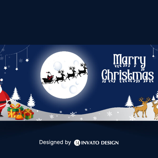 Free Christmas Social Media Template, Festive Holiday Post Design, Editable Christmas Vector Template, Christmas Marketing Post Design, Holiday Social Media Graphics,