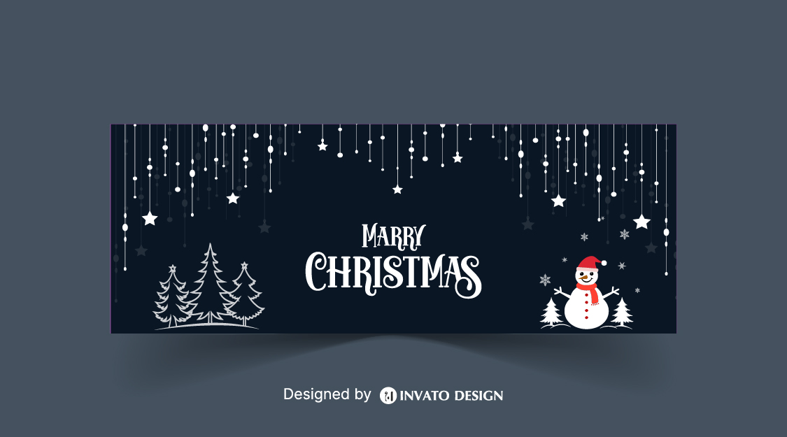 Free Christmas Social Media Template, Festive Holiday Post Design, Editable Christmas Vector Template, Christmas Marketing Post Design, Holiday Social Media Graphics,