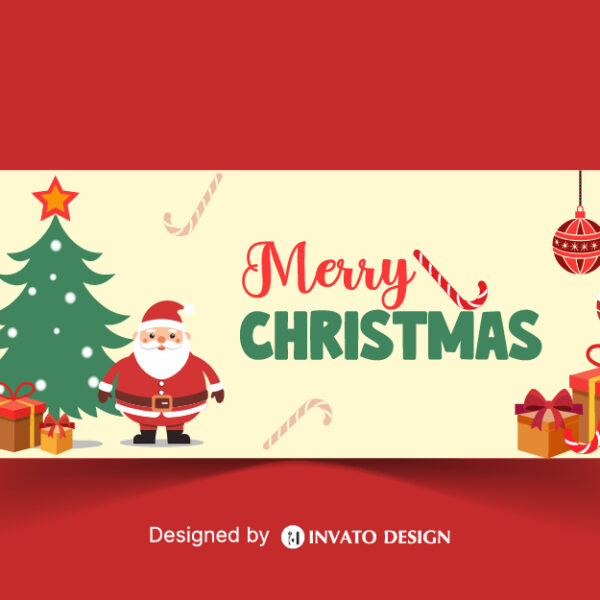 Free Christmas Social Media Template, Festive Holiday Post Design, Editable Christmas Vector Template, Christmas Marketing Post Design, Holiday Social Media Graphics,