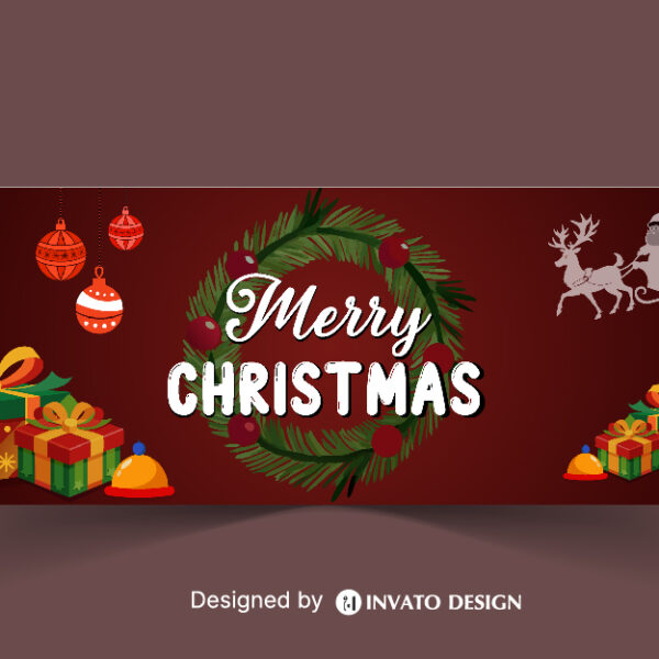 Free Christmas Social Media Template, Festive Holiday Post Design, Editable Christmas Vector Template, Christmas Marketing Post Design, Holiday Social Media Graphics,