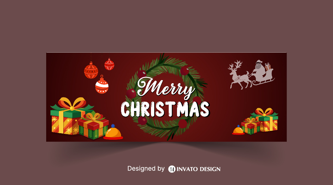 Free Christmas Social Media Template, Festive Holiday Post Design, Editable Christmas Vector Template, Christmas Marketing Post Design, Holiday Social Media Graphics,