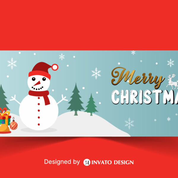 Free Christmas Social Media Template, Festive Holiday Post Design, Editable Christmas Vector Template, Christmas Marketing Post Design, Holiday Social Media Graphics,