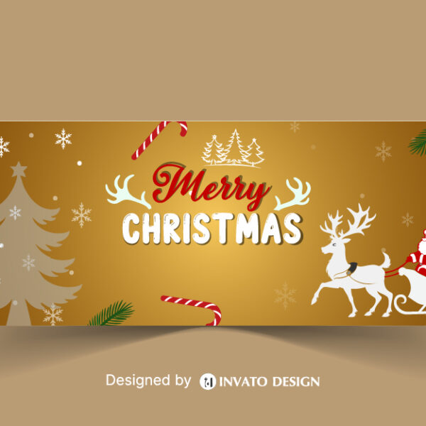 Free Christmas Social Media Template, Festive Holiday Post Design, Editable Christmas Vector Template, Christmas Marketing Post Design, Holiday Social Media Graphics,