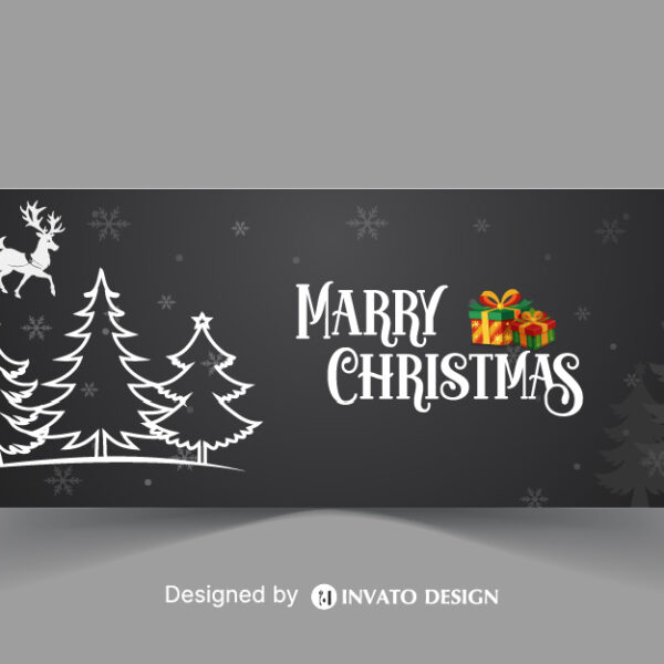 Free Christmas Social Media Template, Festive Holiday Post Design, Editable Christmas Vector Template, Christmas Marketing Post Design, Holiday Social Media Graphics,