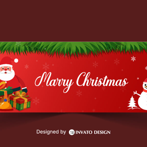 Free Christmas Social Media Template, Festive Holiday Post Design, Editable Christmas Vector Template, Christmas Marketing Post Design, Holiday Social Media Graphics,