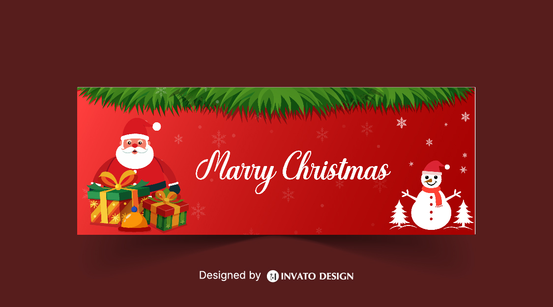 Free Christmas Social Media Template, Festive Holiday Post Design, Editable Christmas Vector Template, Christmas Marketing Post Design, Holiday Social Media Graphics,