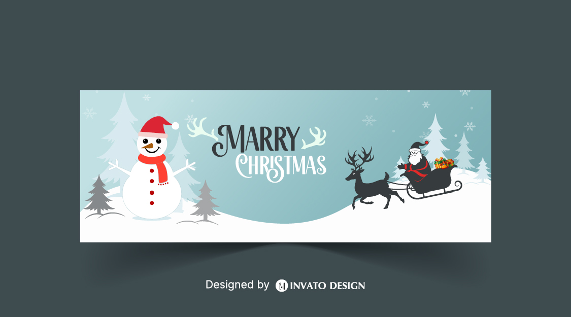 Free Christmas Social Media Template, Festive Holiday Post Design, Editable Christmas Vector Template, Christmas Marketing Post Design, Holiday Social Media Graphics,