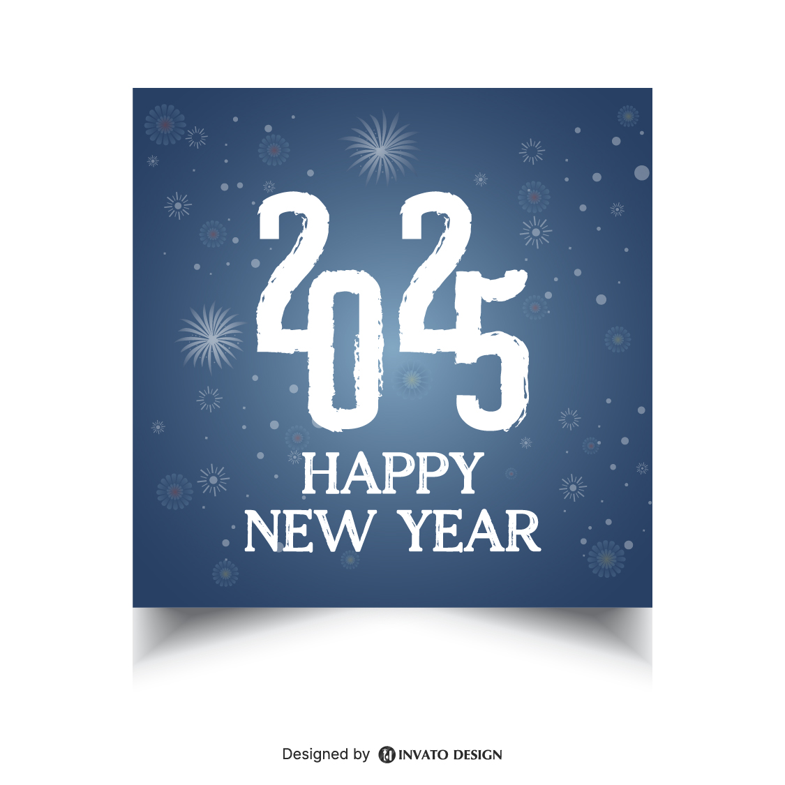 Free Happy New Year Template, Editable New Year Social Media Design, Festive New Year Post Template, Customizable Holiday Social Media Post, New Year Celebration Design,