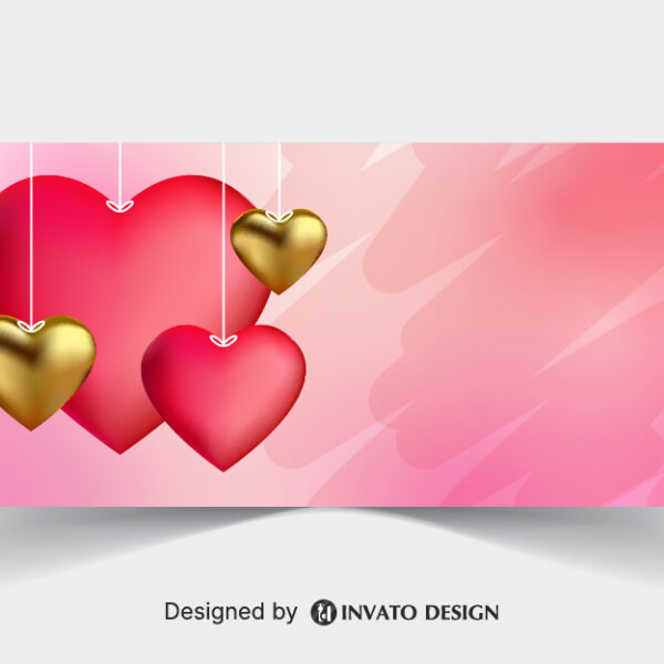 Free Valentine’s Day social media banner template in vector format featuring romantic designs, customizable text, and professional visuals for digital platforms